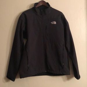 Black Soft Shell North Face Jacket